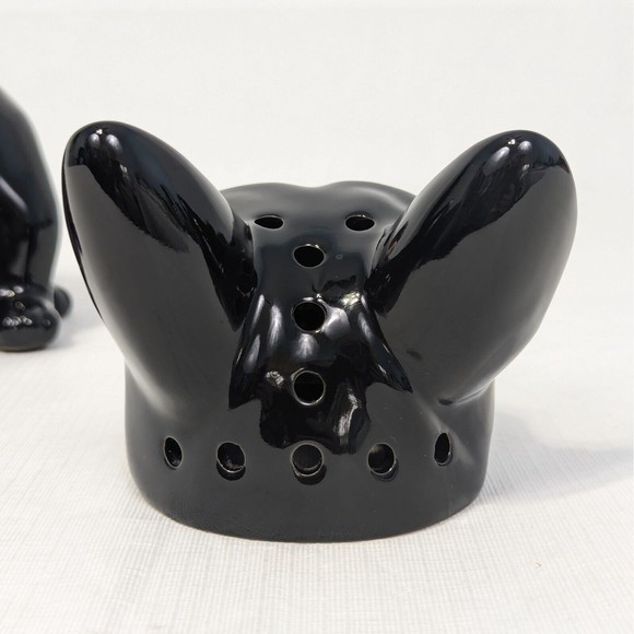 Scentsy French Bulldog Warmer Frenchie Black Red Collar Home Decor Retired - Picture 10 of 15